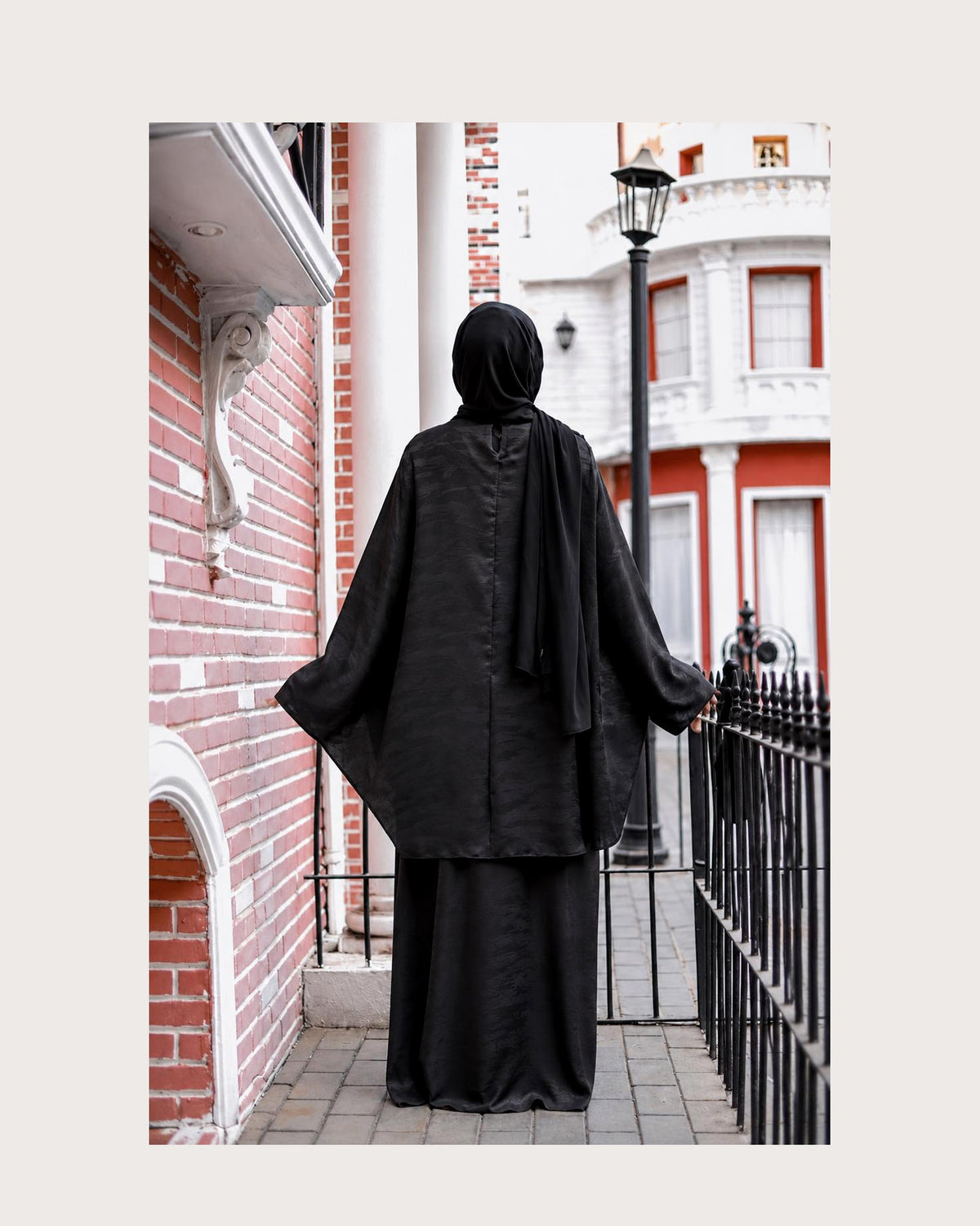 Premium Jacquard Silk Abaya